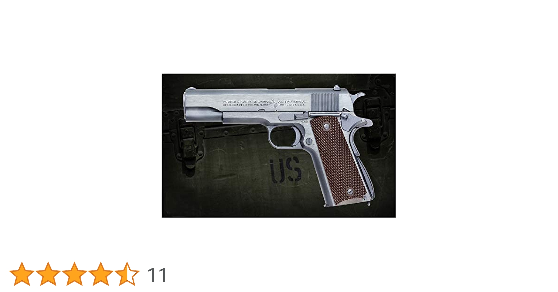 最終価格　WA　コルトガバメントM1911A1　ミリタリーモデル 新品マガジン付 WA] コルトガバメント M1911A1 ミリタリーモデル HW マグナ ガス
